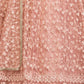 Rajwada Peach Net Embellished Lehenga For Women