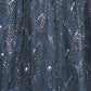 Rajwada Dusty Blue Net Embellished Lehenga For Women