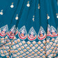 Rajwada Teal Blue Georgette Embellished Lehenga For Women