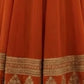 Rajwada Orange Georgette Embellished Lehenga For Women