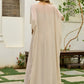 Rajwada Beige Georgette Embroidered Co-Ord Set For Women