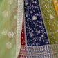 Rajwada Multicolor Georgette Embroidered Lehenga For Women