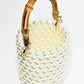 Rajwada White Pearl Embellished Potli For Women