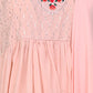 Light Pink Georgette Embellished Kurta Set