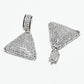Rajwada White Alloy Stone Earrings For Women