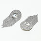 Rajwada White Alloy Stone Earrings For Women