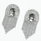 Rajwada White Alloy Stone Earrings For Women