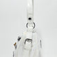 Rajwada White PU Embellished Hand Bag For Women
