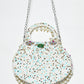 Rajwada Multicolor Suede Pearl And Sequence Embellished Clutch For Women
