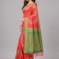 Pink Banarasi Silk Embellished Saree