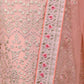 Light Pink Silk Blend Embroidered Lehenga