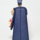 Rajwada Blue PU Embellished Hand Bag For Women