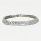 Rajwada Silver Alloy Stone Chain Bracelet For Women