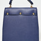 Rajwada Blue PU Embellished Hand Bag For Women