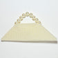 Rajwada Off White Pearl Embellished Clutch For Women