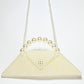 Rajwada Off White Pearl Embellished Clutch For Women