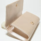 Rajwada Ivory Suede Embellished Clutch For Women
