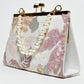 Rajwada White Jute Embroidered Clutch For Women