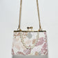Rajwada White Jute Embroidered Clutch For Women