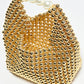 Rajwada Golden Pearl Embellished Hand Bag For Women