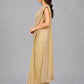 Cream Net Embellished Saree