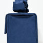 Rajwada Navy Blue Suede Embellished Clutch For Women