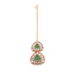 Rajwada Women Green, Gold And White Designer Choker Necklace Set