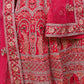 Magenta Suede Embellished Lehenga