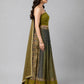 Olive Silk Blend Embellished Lehenga