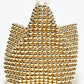 Rajwada Golden Pearl Embellished Hand Bag For Women
