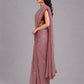 Light Pink Organza Embellished Saree