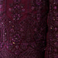 Wine Georgette Embellished Lehenga