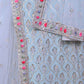 Pista Green Silk Blend Embellished Lehenga