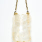 Rajwada White And Golden Capiz Shells Embellished Hand Bag For Women