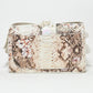 Rajwada Ivory PU Embellished Clutch For Women