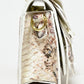 Rajwada Ivory PU Embellished Clutch For Women