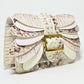 Rajwada Ivory PU Embellished Clutch For Women