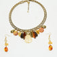 Rajwada Golden Stone And Pearl Jewellery Set For Women