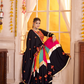 Rajwada Multicolor Viscose Cotton Embroidered Semi-Stitched Lehenga Choli For Women
