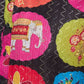 Rajwada Multicolor Rayon Printed and Embroidered Stitched Kurta For Men