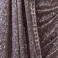 Rajwada Grey Georgette Sequin Elegant Saree For Women