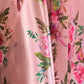 Rajwada Pink Satin Printed Saree With Unstitched Blouse For Women