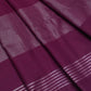 Rajwada Wine Cotton Blend Solid Saree For Women