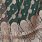 Rajwada Dark Green Silk Blend Solid Saree For Women