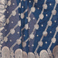 Rajwada Steal Blue Silk Blend Solid Saree For Women