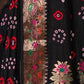 Rajwada Black Silk Blend Embroidered Saree For Women
