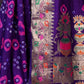 Rajwada Royal Purple Silk Blend Embroidered Saree For Women