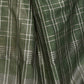 Rajwada Olive Cotton Blend Checkered Saree For Women
