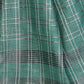 Rajwada Sage Green Cotton Blend Checkered Saree For Women