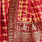 Rajwada Red Silk Blend Printed Saree For Women